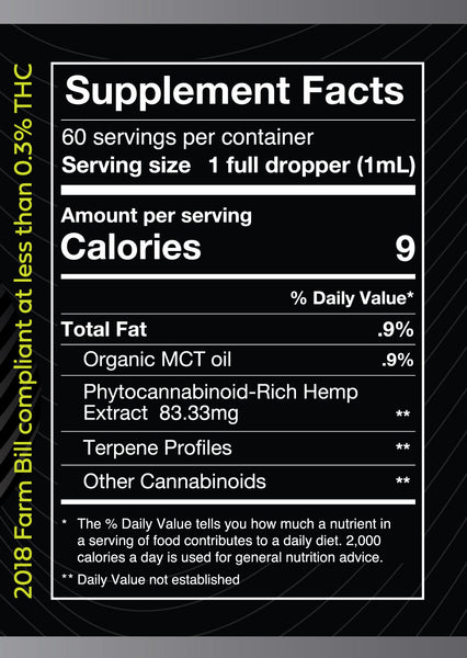 5000mg Supplement Facts