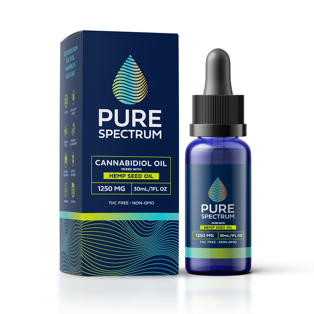 2本セットです。Pure CBD 60ml ① CBD Oil – Pure Spectrum CBD