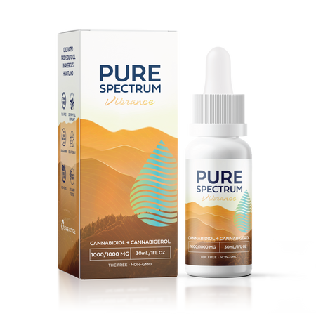 Vibrance CBD+CBG Oil – Pure Spectrum CBD